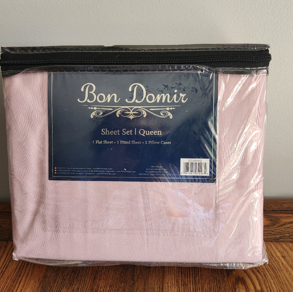 Queen Sheet Set - Pink